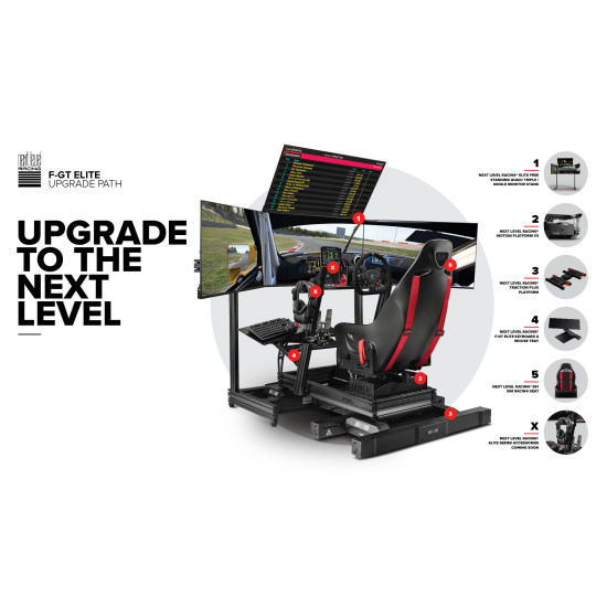 Next Level Racing F-GT Elite iRacing Edition Chassis