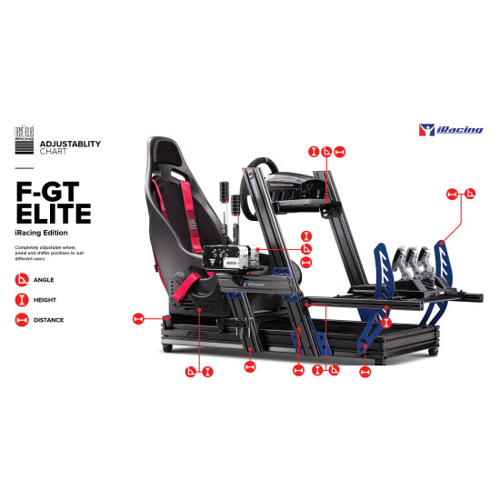 Next Level Racing F-GT Elite iRacing Edition Chassis