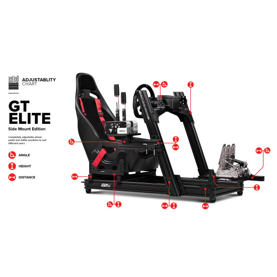 Next Level Racing GTElite Front & Side Mount Edition Chassis