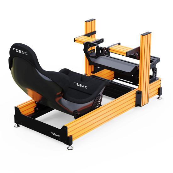 RSeat A1 Pro Formula Orange Cockpit