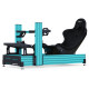 RSeat A1 Pro Formula Turquoise Cockpit