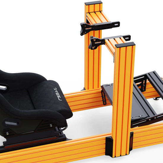 RSeat A1 Pro GT Orange Cockpit