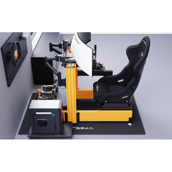 RSeat A1 Pro GT Orange Cockpit