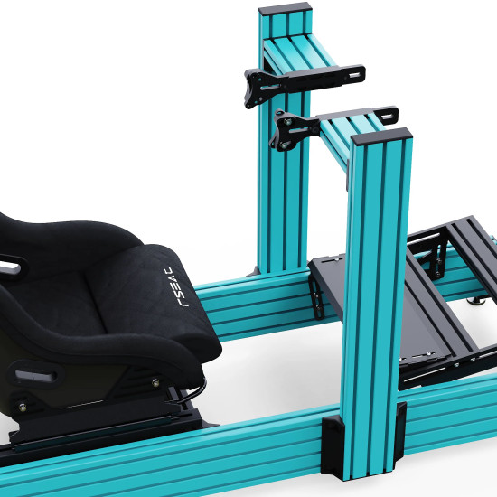RSeat A1 Pro GT Turquoise Cockpit