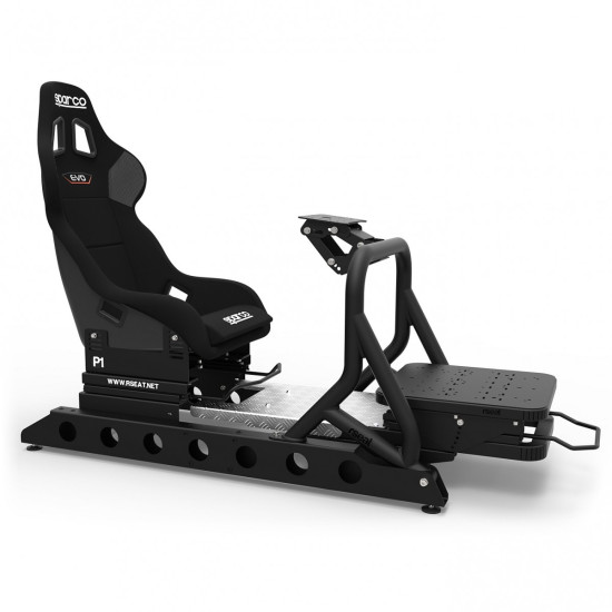 RSeat P1 Black + Sparco EVO