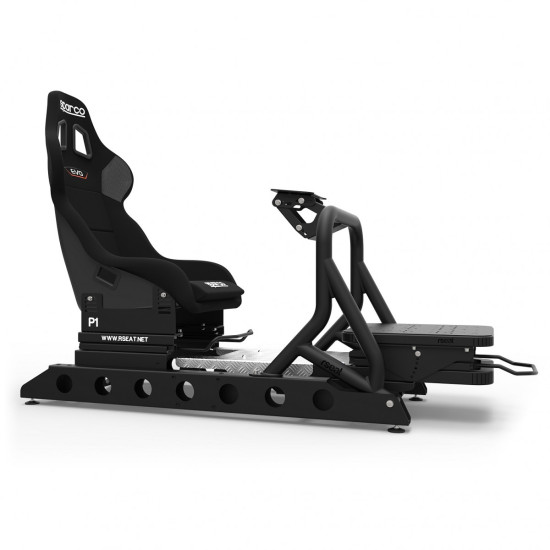 RSeat P1 Black + Sparco EVO