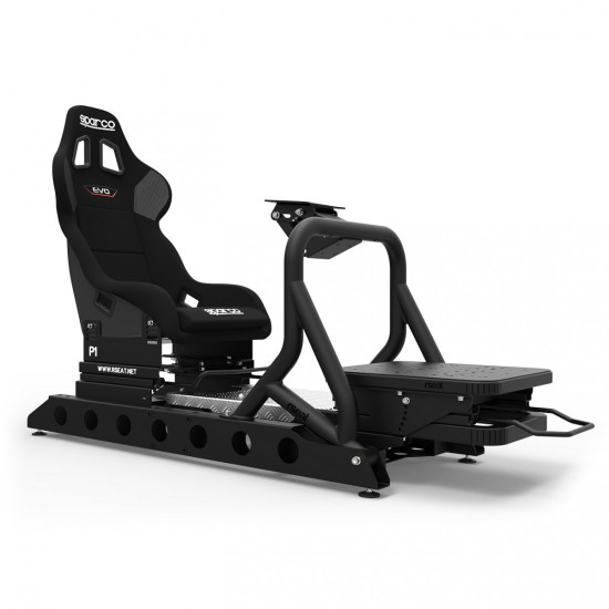 RSeat P1 Black + Sparco EVO