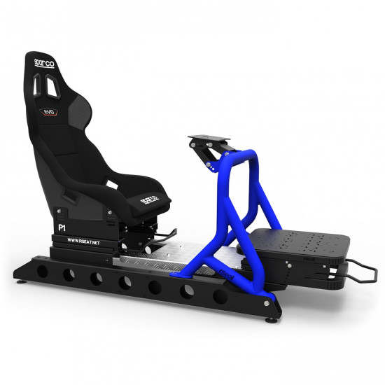 RSeat P1 Blue + Sparco EVO