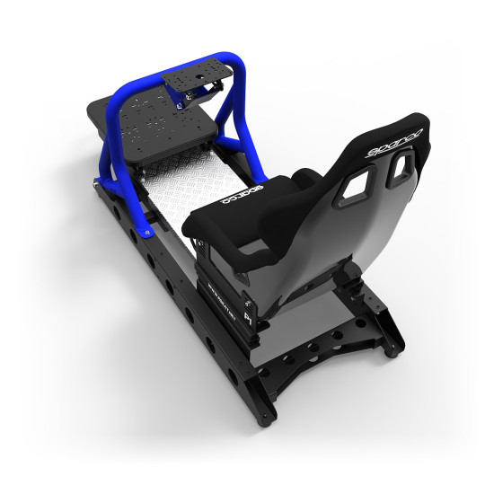RSeat P1 Blue + Sparco EVO