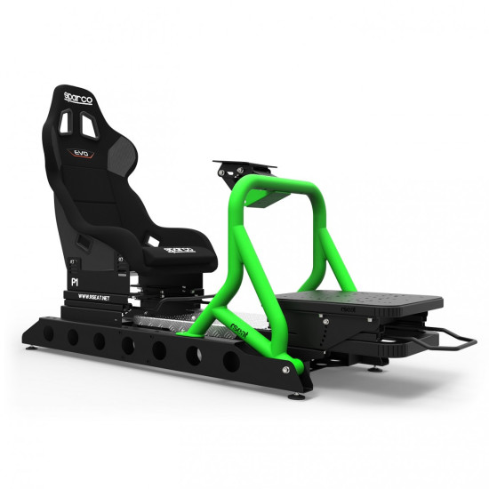 RSeat P1 Green + Sparco EVO
