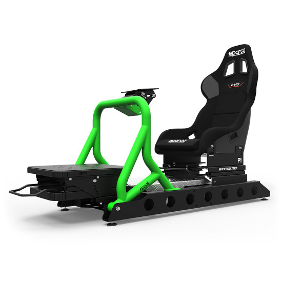 RSeat P1 Green + Sparco EVO