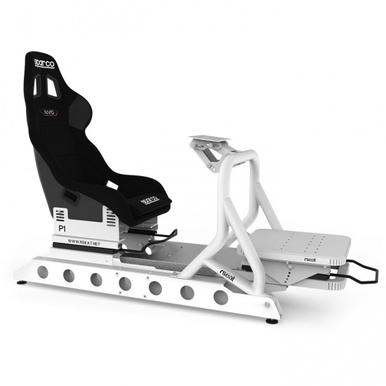 RSeat P1 White + Sparco EVO