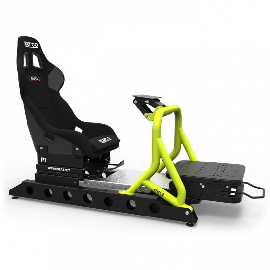 RSeat P1 Yellow + Sparco EVO Cockpit