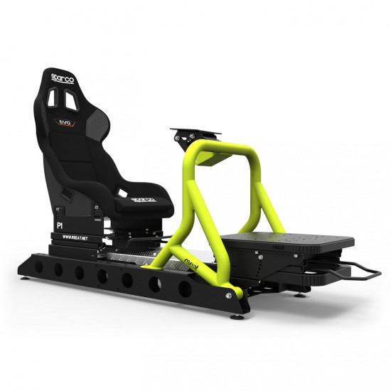 RSeat P1 Yellow + Sparco EVO Cockpit