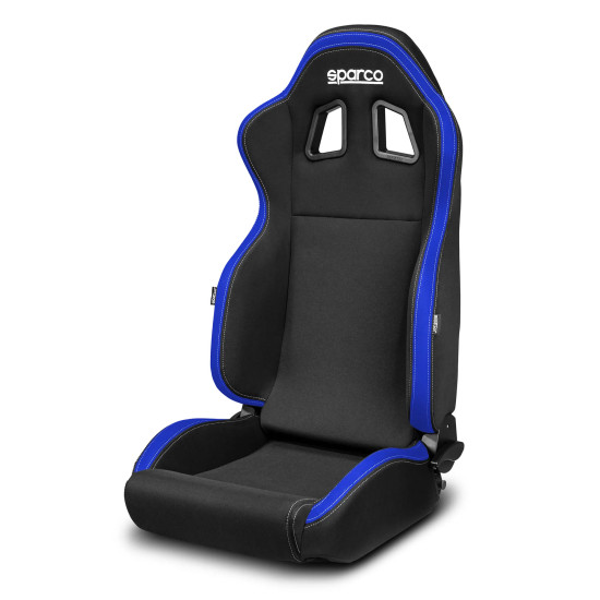 Sparco R100 Reclining Seat- Black & Blue