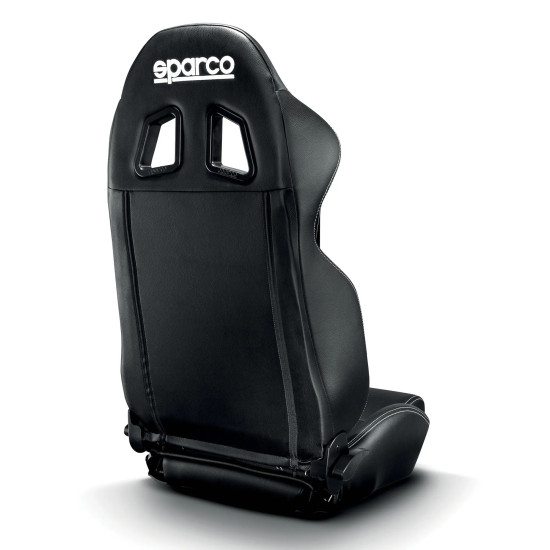 Sparco R100 Sky Reclining Seat - Black Leather