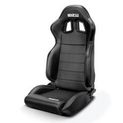 Sparco R100 Sky Reclining Seat - Black Leather