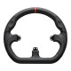 Asetek GT Rim - D Shape Black Leather