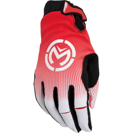 Moose Racing SX-1 Red White Gloves
