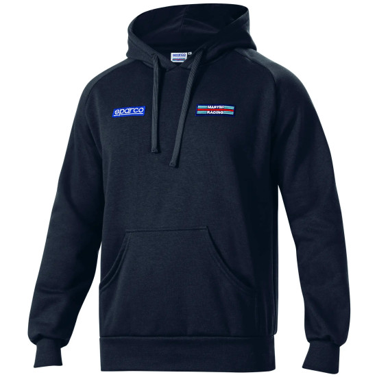 Men's Hoodie Big Stripes Martini Racing - Black