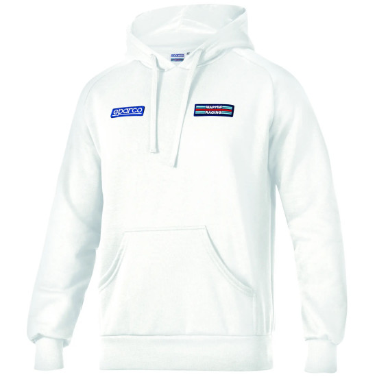 Men's Hoodie Big Stripes Martini Racing - White