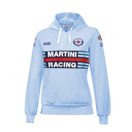 Lady's Hoodie Sparco Martini Racing - Light Blue