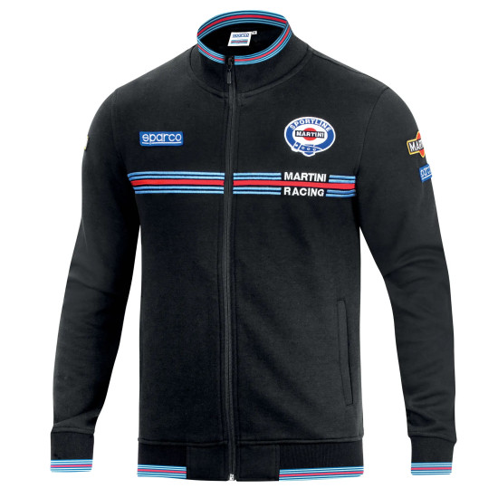 Men's Full Zip Sweatshirt Martini Racing - Black