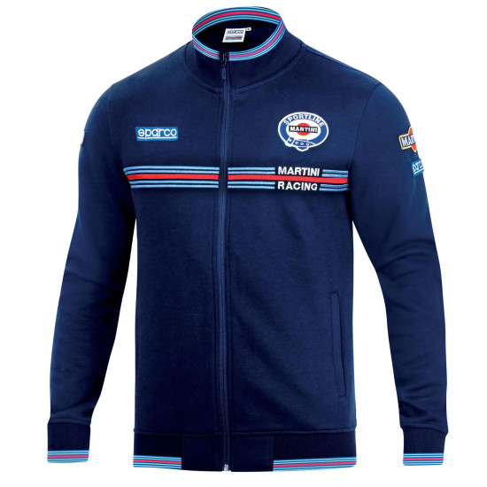 Men's Full Zip Sweatshirt Martini Racing - Navy Blue