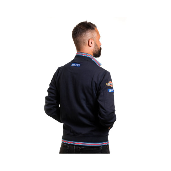 Men's Full Zip Sweatshirt Martini Racing - Black