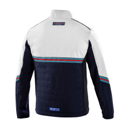 Men's Softshell Martini Racing Jacket - White & Navy Blue