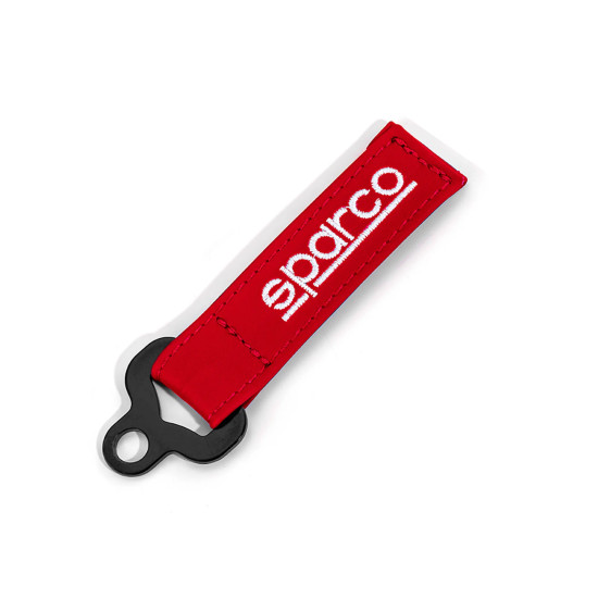 Sparco Leather Key Holder - Red