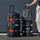 Sparco Tour Trolley Bag - Black & Red
