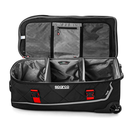 Sparco Tour Trolley Bag - Black & Red