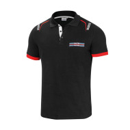 Men's Polo Embroideries Martini Racing - Black
