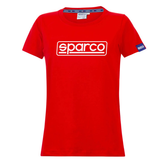 Lady's T-Shirt Sparco Frame - Red