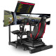 Next Level Racing Elite Quad Monitor Stand - Carbon Gray
