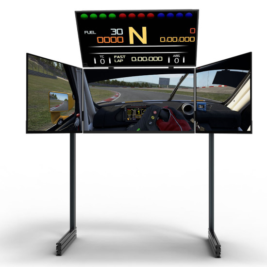 Next Level Racing Elite Quad Monitor Stand - Carbon Gray