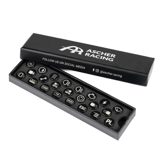 Ascher Racing Lovely Button Cap Kit