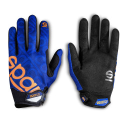 Sparco MECA-3 GLOVES - Blue / Orange