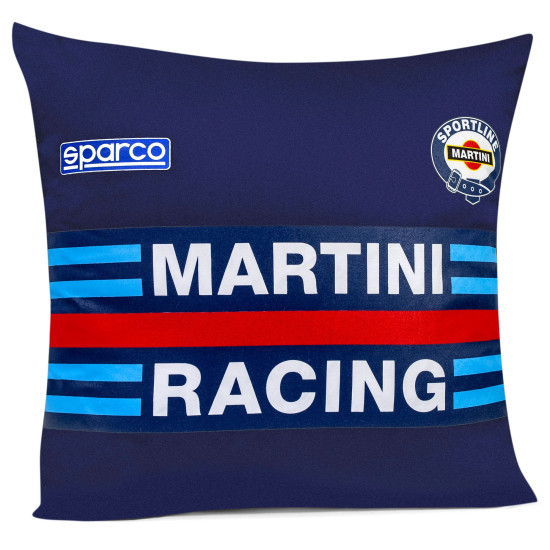 Martini Racing Replica Cotton Cushion - Navy Blue