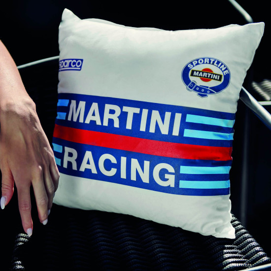Martini Racing Replica Cotton Cushion - White