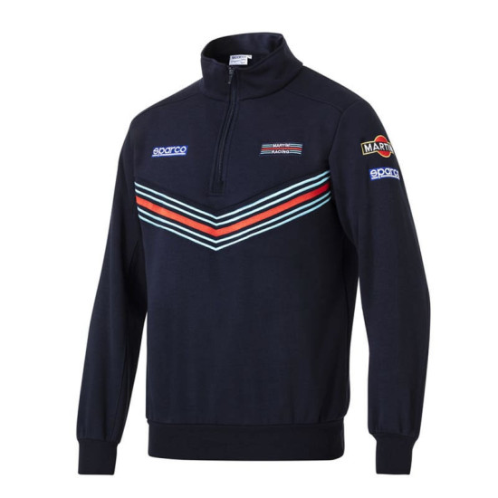 Half Zip Sweatshirt Martini Racing - Navy Blue
