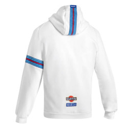 Hooded Full Zip Martinig Racing MY25 - White