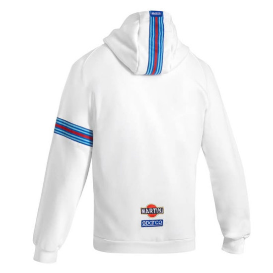 Hooded Full Zip Martinig Racing MY25 - White