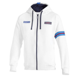 Hooded Full Zip Martinig Racing MY25 - White