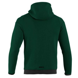 Hooded Full Zup Sweatshirt Sparco - Green
