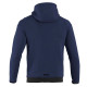 Hooded Full Zup Sweatshirt Sparco - Navy Blue