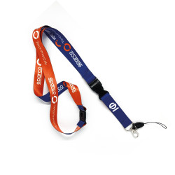 Lanyard Sparco Teamwork - Blue / Fluo Orange