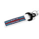 Leather Keychain Martini Racing - White