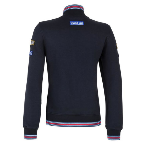 Ladies Full Zip Sweatshirt - Navy Blue